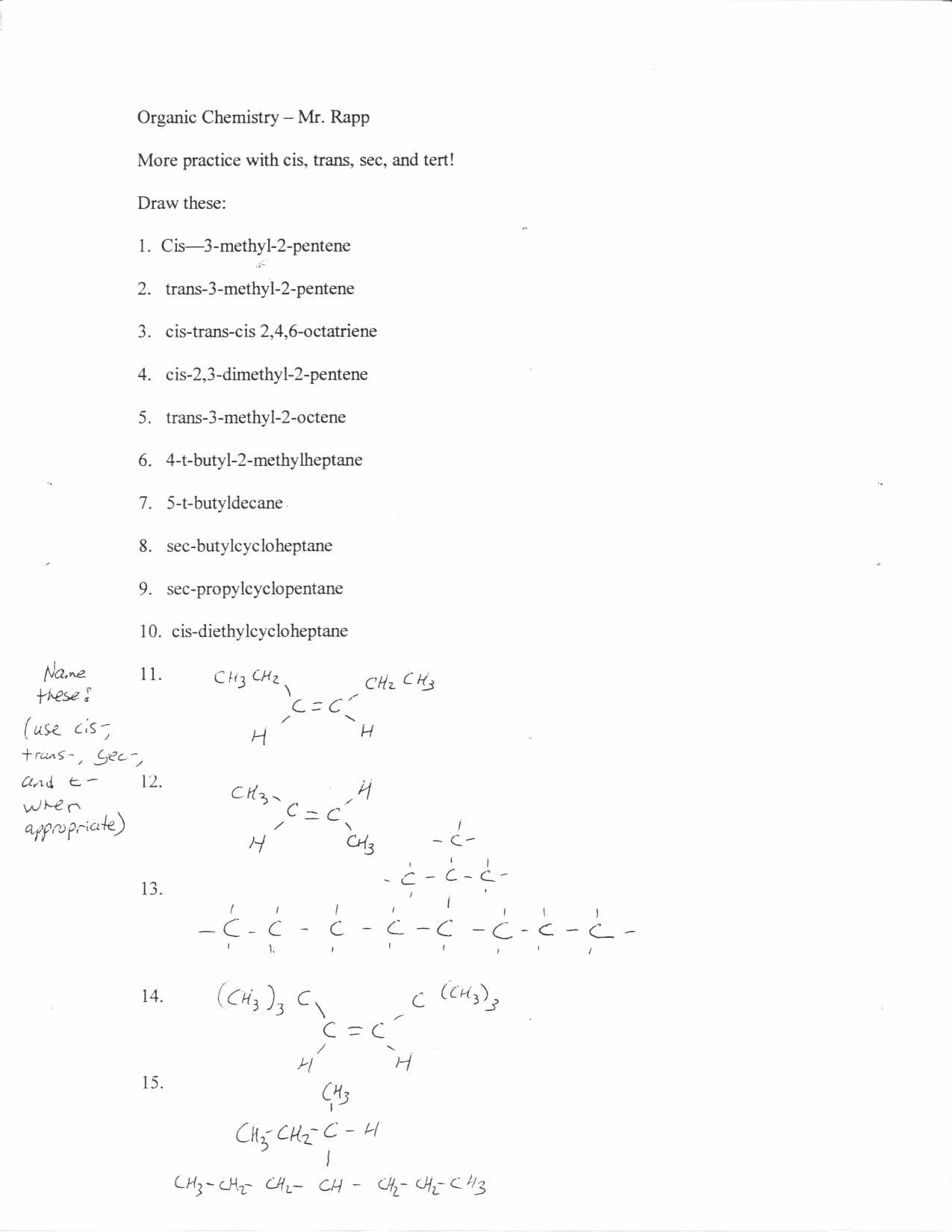 Organic Chemistry